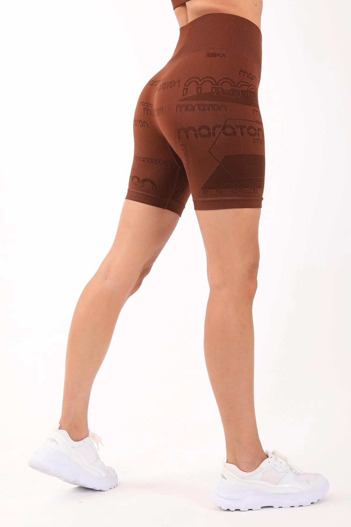 Maraton Seamless Kadın Sepya Şort - 4