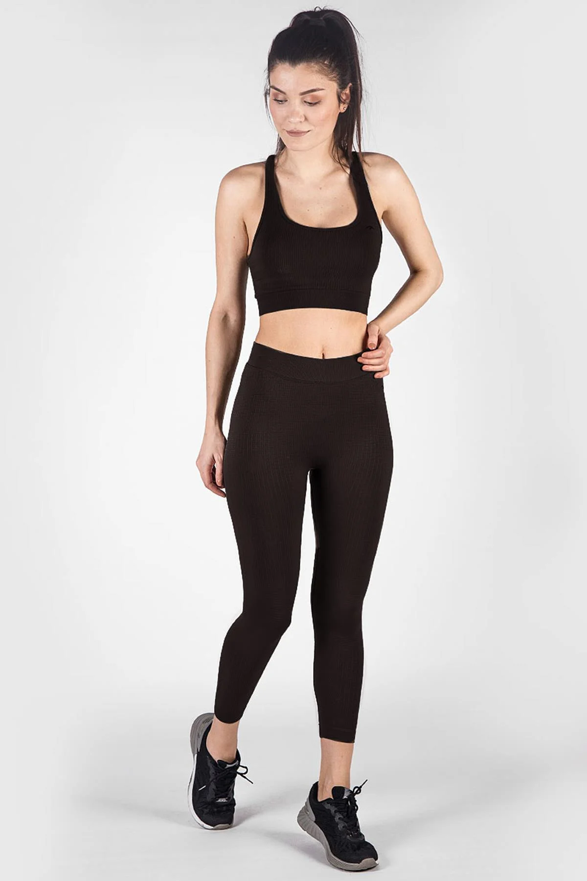 Maraton Seamless Kadın Siyah- Tayt - 5