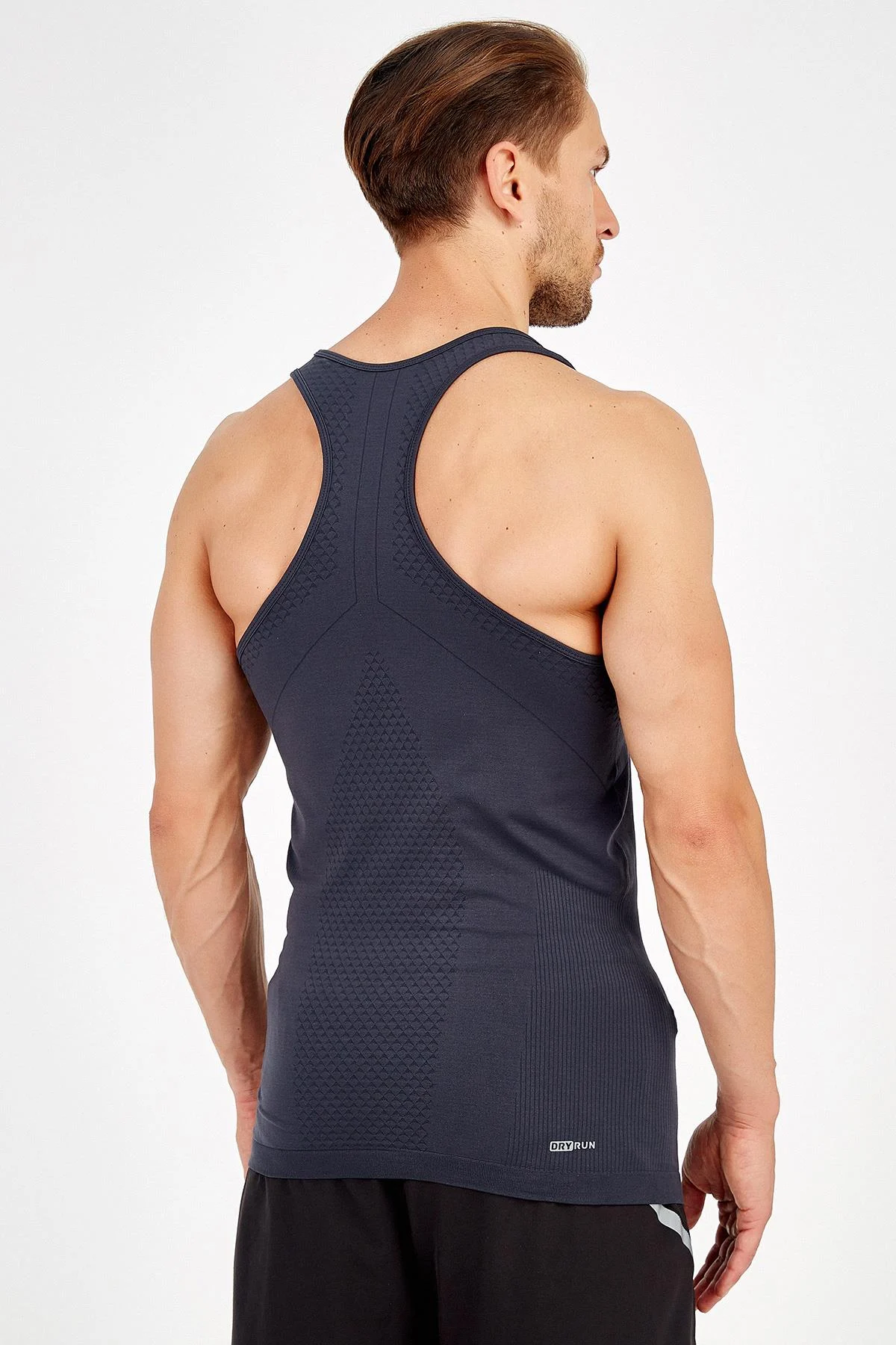 Maraton SlimFit Erkek Atlet Yaka Açık Lacivert- Atlet - 5