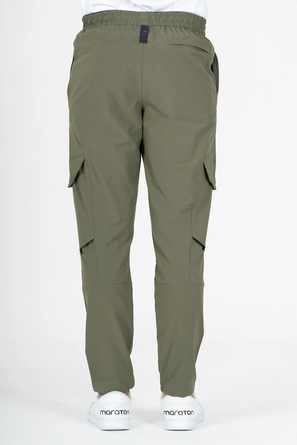 Maraton SlimFit Erkek Dar Paça Açık Haki- Eşofman Altı - 3