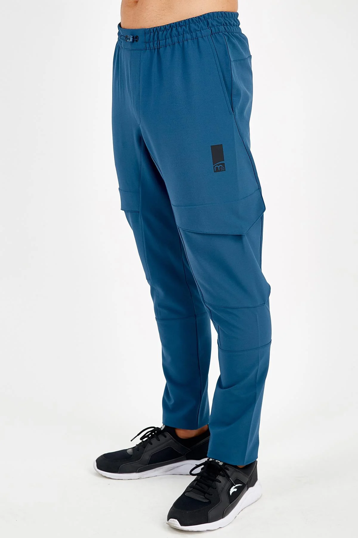 Maraton SlimFit Erkek Dar Paça Petrol Eşofman Altı