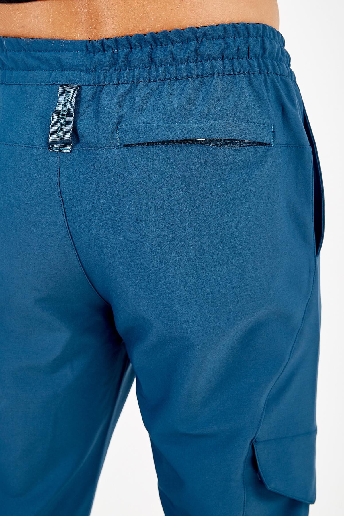 Maraton SlimFit Erkek Dar Paça Petrol Eşofman Altı - 6