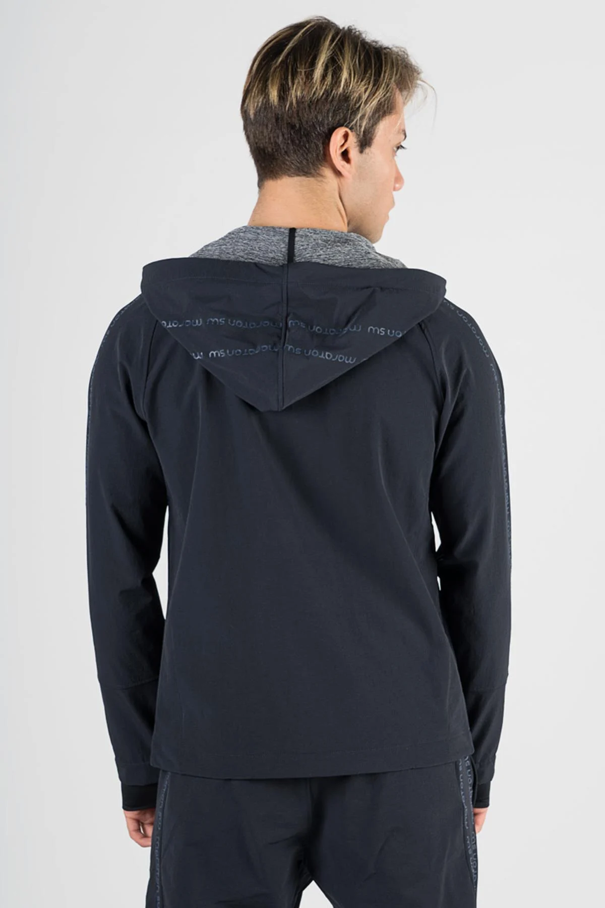 Maraton SlimFit Erkek Kapüşonlu Lacivert Ceket - 3