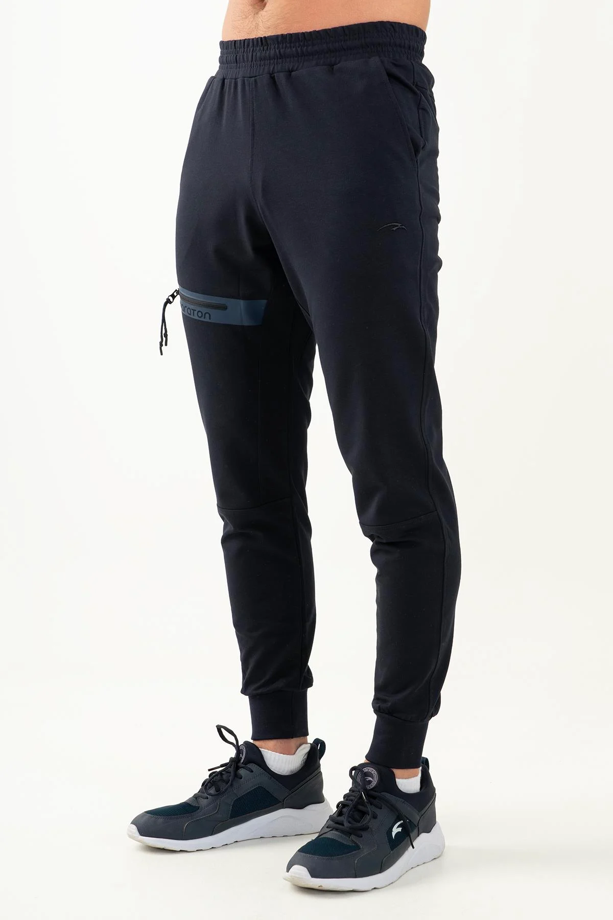 Maraton SlimFit Erkek Ribana Paça Lacivert- Pantolon - 4