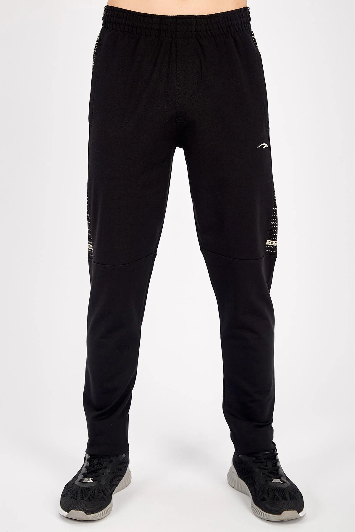 Maraton SlimFit Erkek Siyah-Taş Eşofman Altı