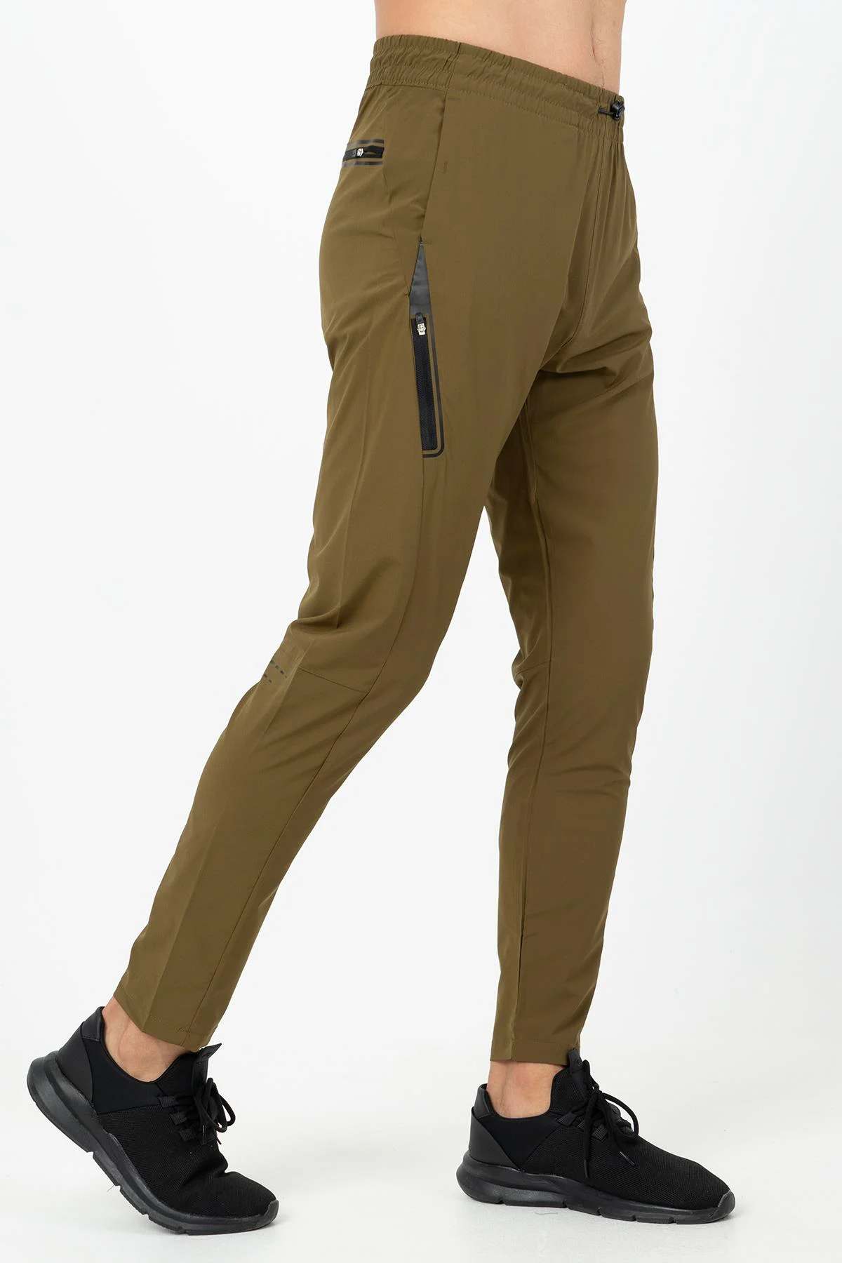 Maraton SlimFit Erkek Zeytin Eşofman Altı - 4