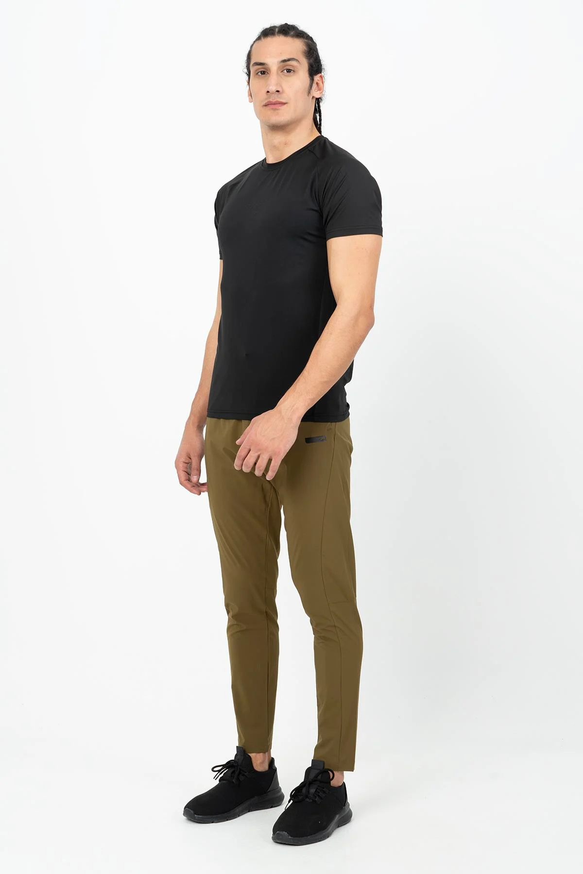 Maraton SlimFit Erkek Zeytin Eşofman Altı - 6