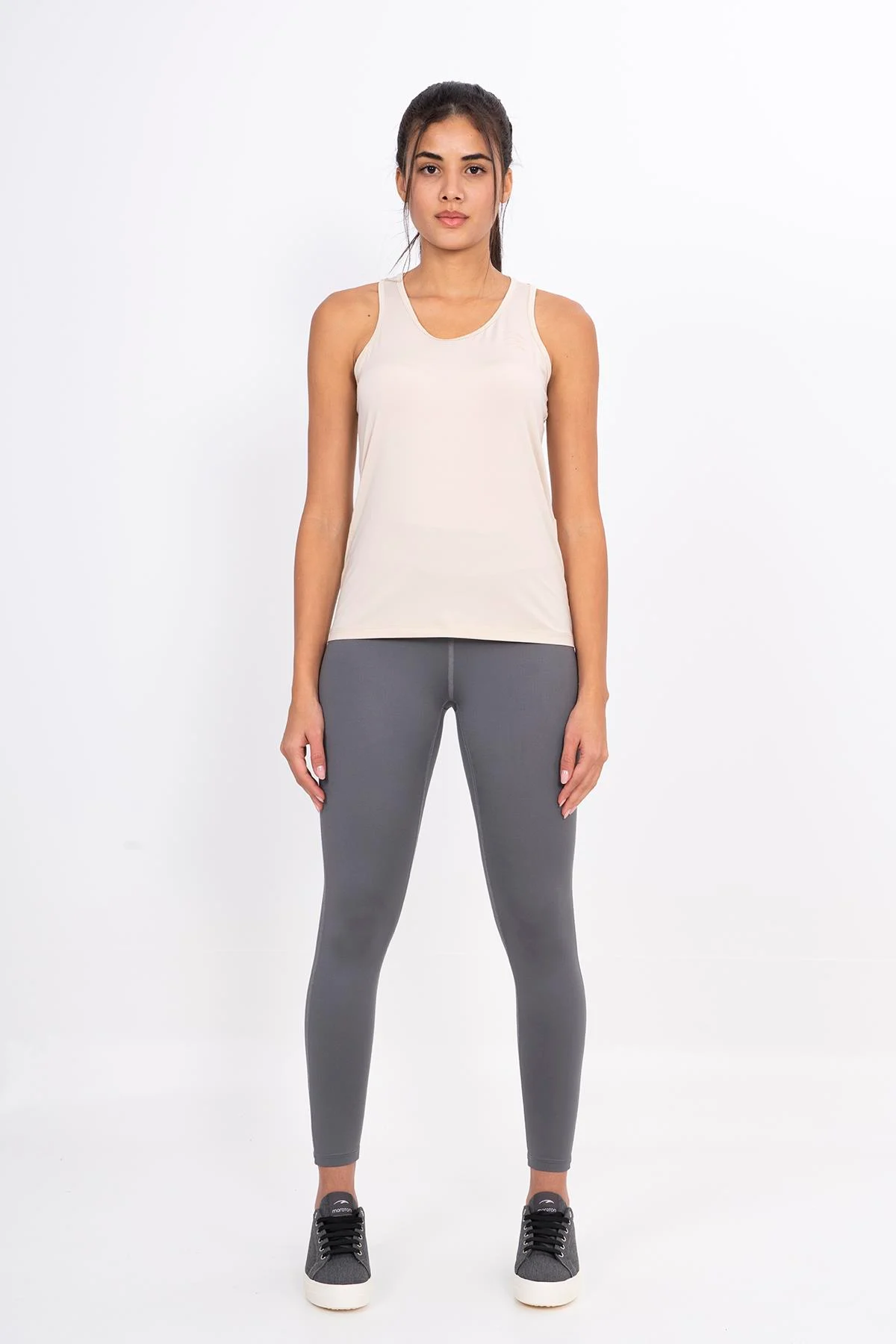 Maraton SlimFit Kadın Atlet Yaka Kil Atlet