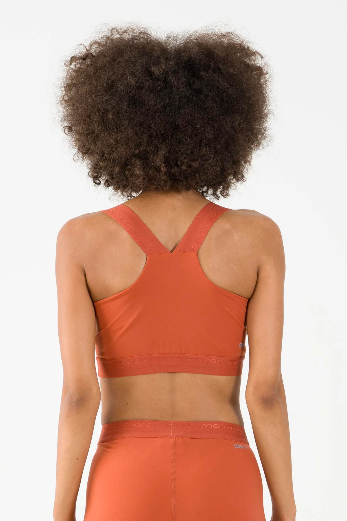 Maraton SlimFit Kadın Atlet Yaka Kiremit Bra - 3