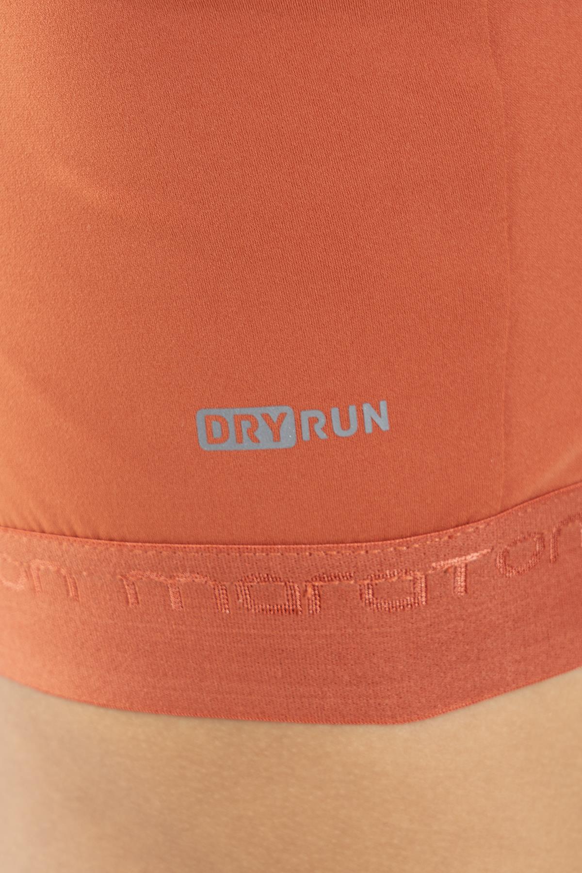 Maraton SlimFit Kadın Atlet Yaka Kiremit Bra - 7