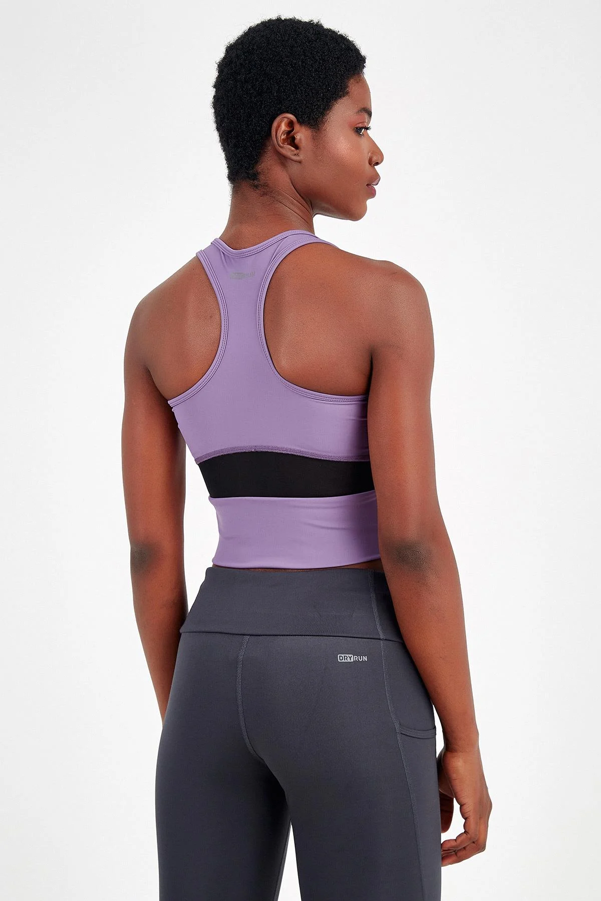 Maraton SlimFit Kadın Atlet Yaka Mor Bra - 3