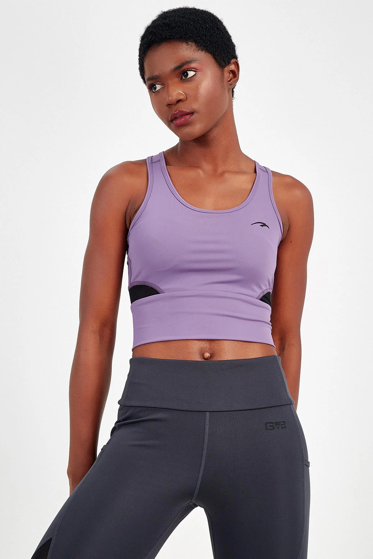 Maraton SlimFit Kadın Atlet Yaka Mor Bra - 4