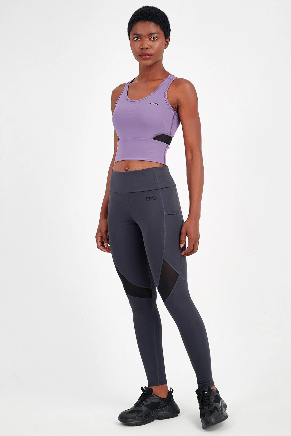 Maraton SlimFit Kadın Atlet Yaka Mor Bra - 5