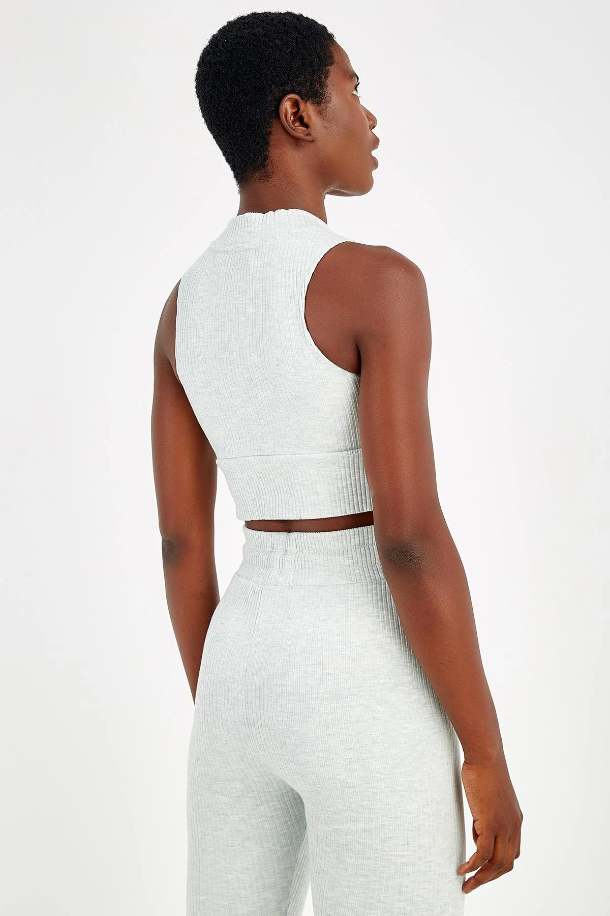 Maraton SlimFit Kadın Bisiklet Yaka Açık Yeşil Bra - 3