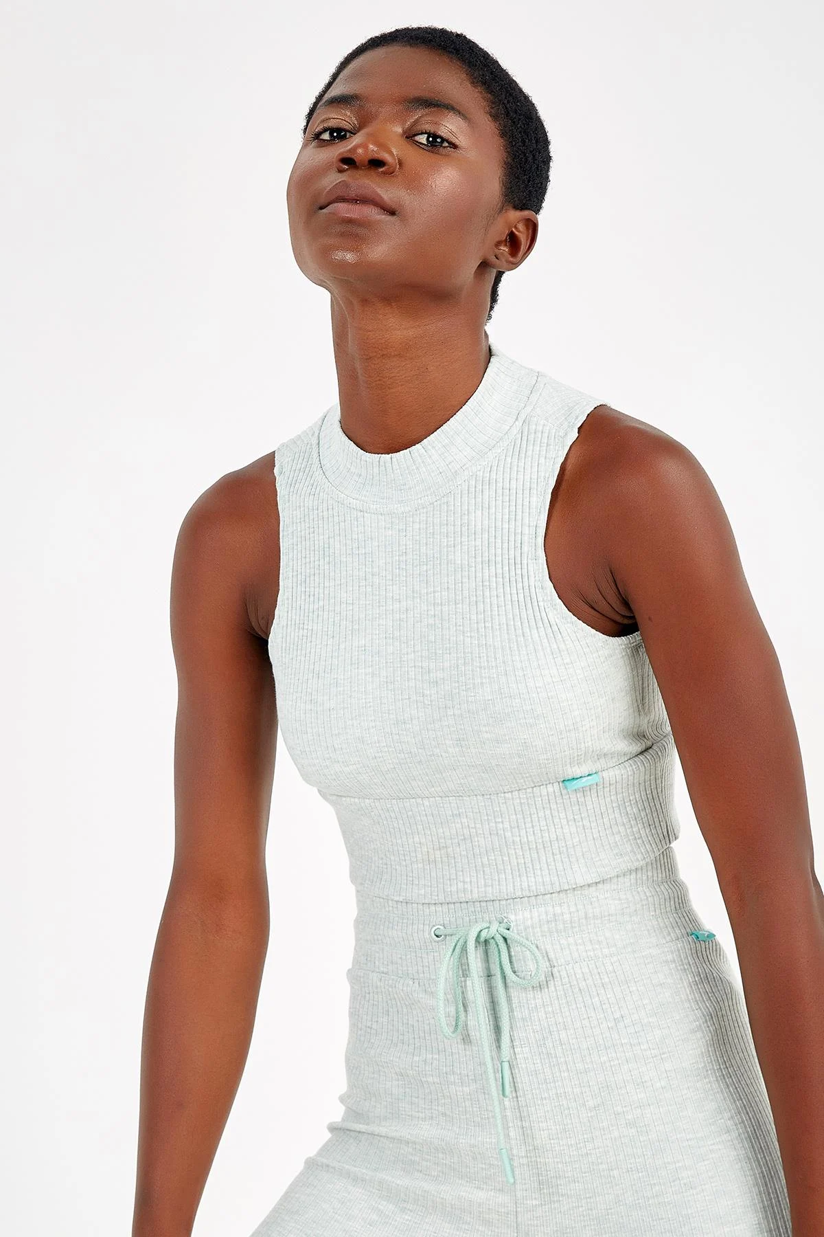 Maraton SlimFit Kadın Bisiklet Yaka Açık Yeşil Bra - 4