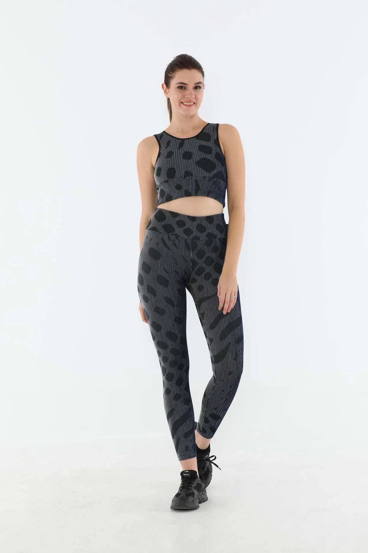 Maraton SlimFit Kadın Bisiklet Yaka Saks Bra - 5