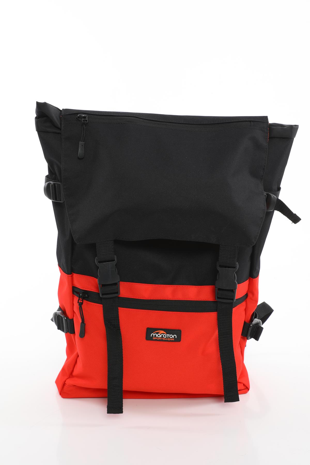 Maraton Unisex Siyah-Turuncu Çanta