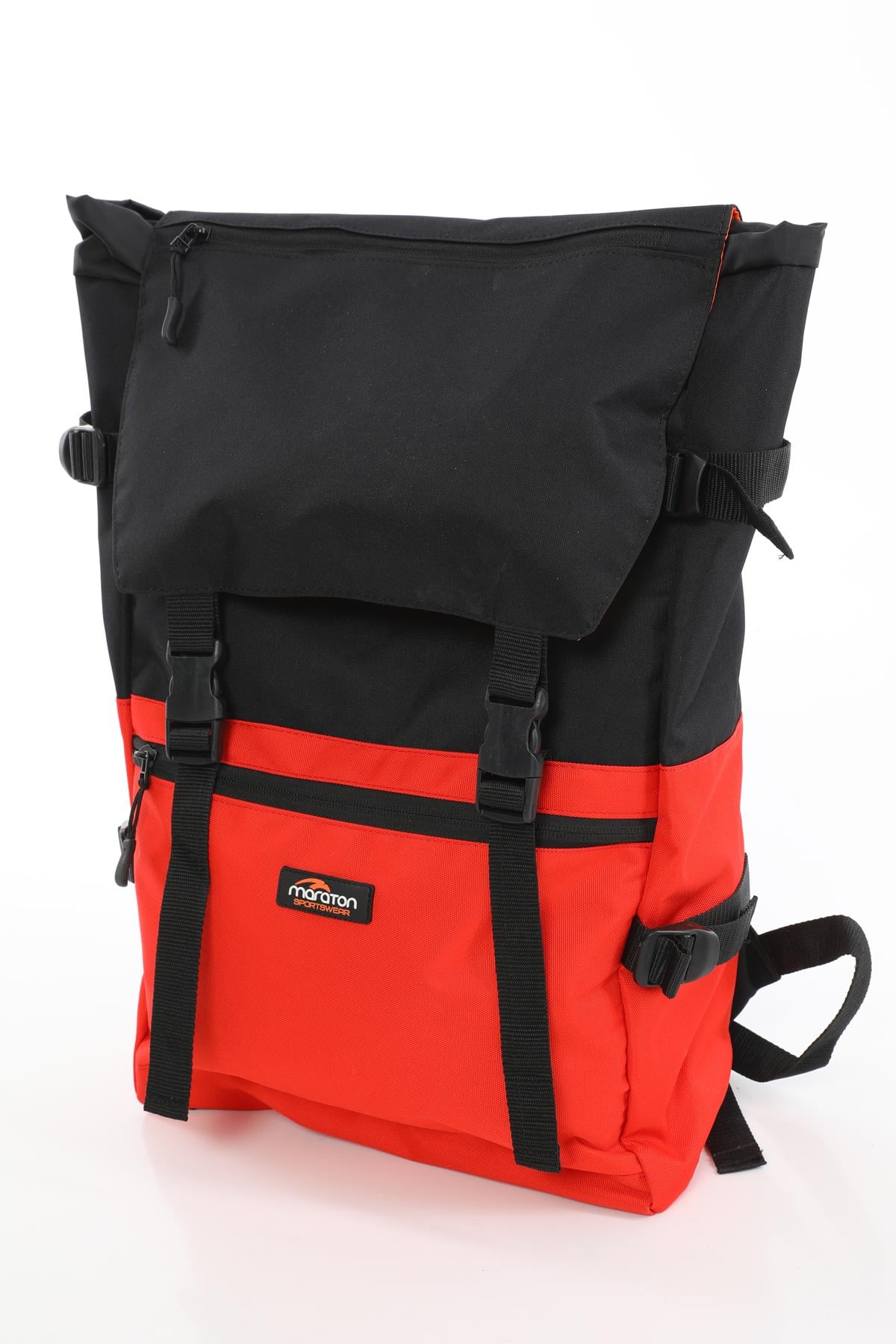 Maraton Unisex Siyah-Turuncu Çanta - 3
