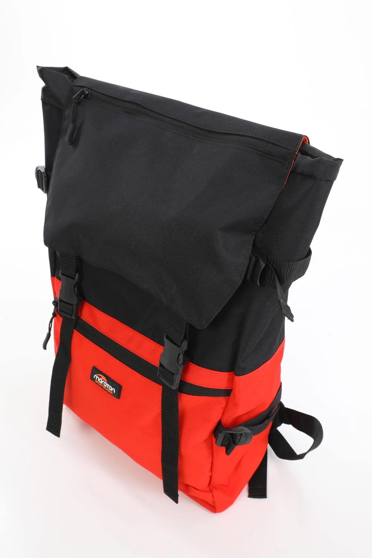 Maraton Unisex Siyah-Turuncu Çanta - 4