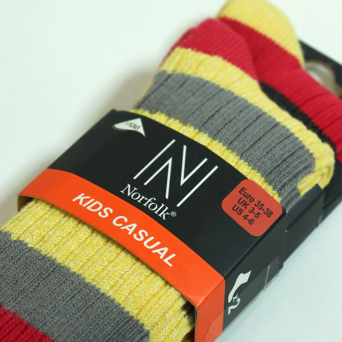 Mario Günlük Çocuk Çorabı 2'li Paket Sarı/Kırmızı - 3