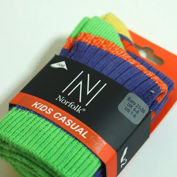 Mario Günlük Çocuk Çorabı 2'li Paket Yeşil/Mor - 3