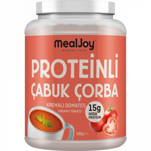 Mealjoy Proteinli Çabuk Çorba Kremalı Domates  540 gr
