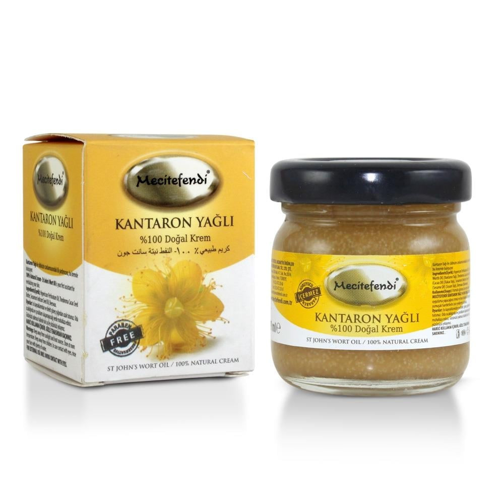 Mecitefendi Kantaron Yağlı %100 Doğal Krem 30 Ml