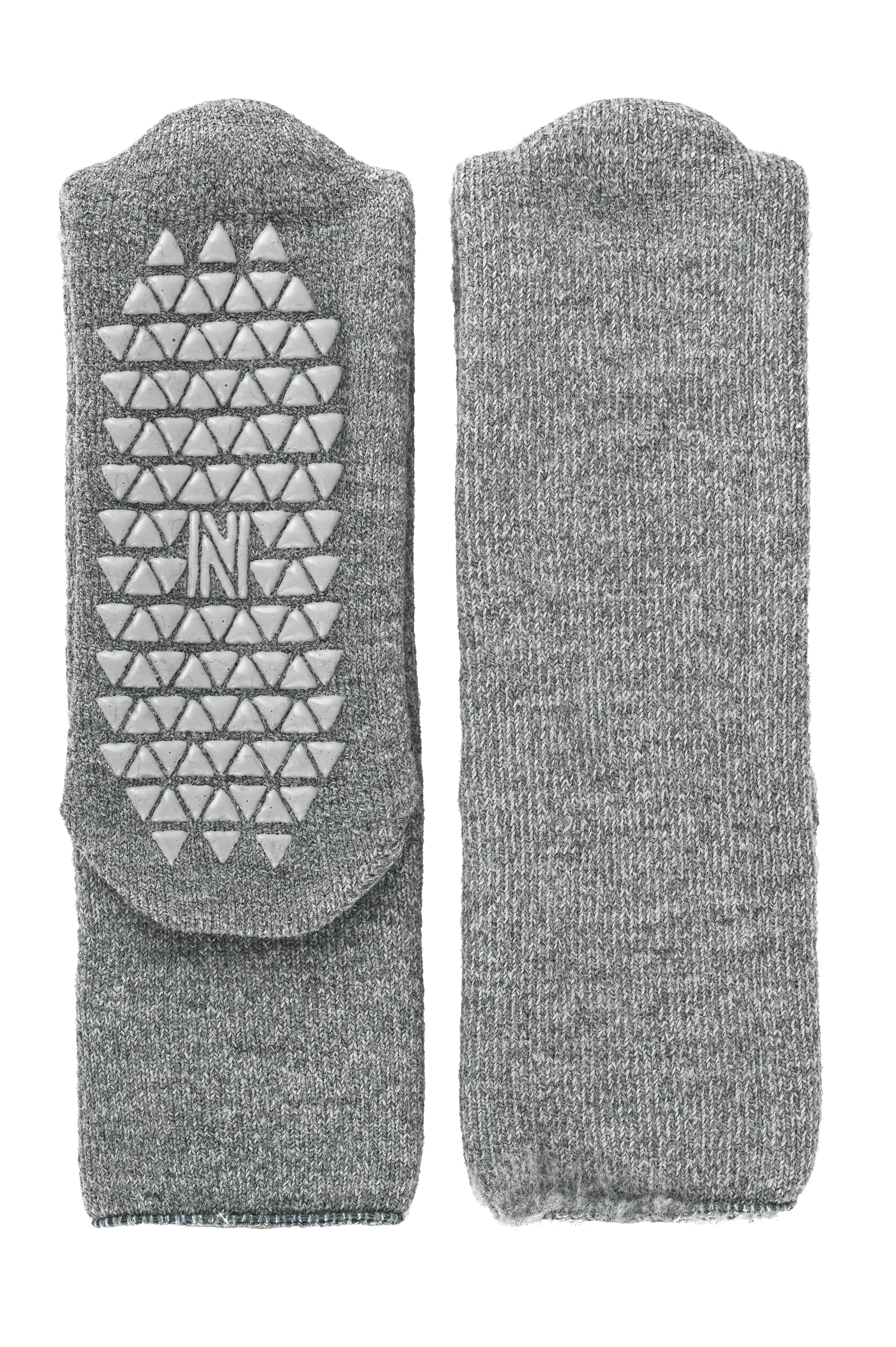 MERCURY Antibakteriyel Kaydırmaz Tabanlı Şardonlu Günlük Ev Çorabı - Gri 1 Çift Paket - 8