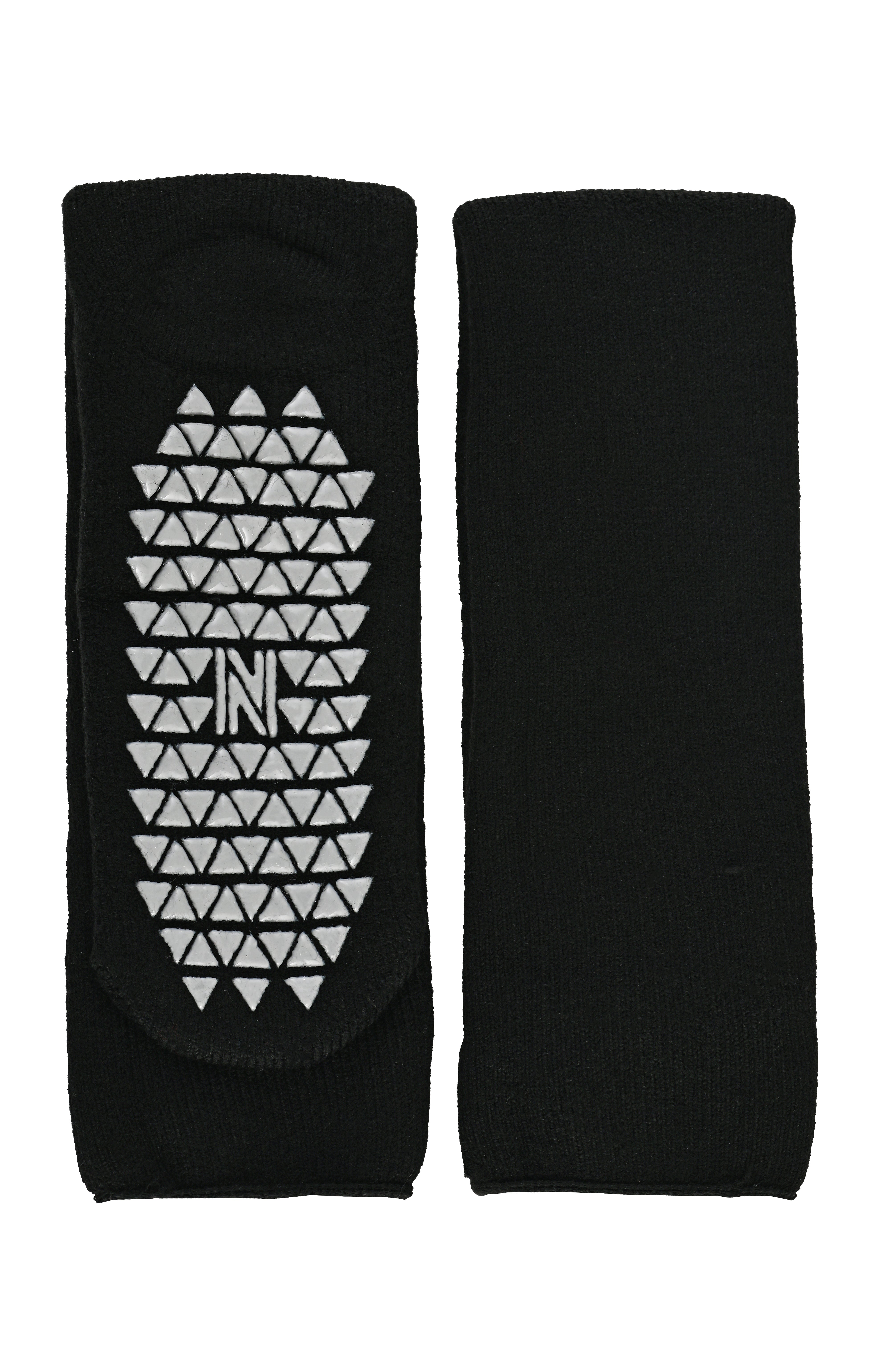 MERCURY Antibakteriyel Kaydırmaz Tabanlı Şardonlu Günlük Ev Çorabı - Siyah 1 Çift Paket - 9