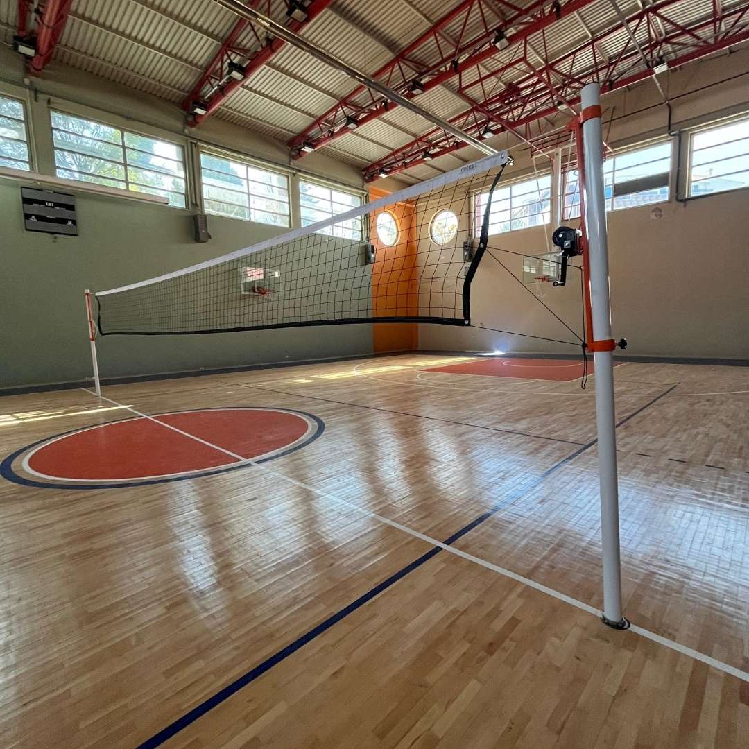 METAL VOLEYBOL DİREĞİ KRİKOLU SİSTEM CVL-006 - 3