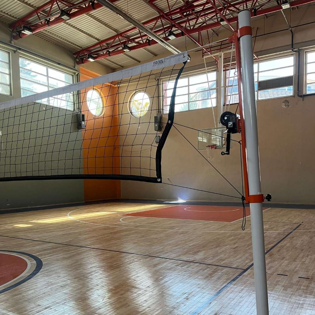 METAL VOLEYBOL DİREĞİ KRİKOLU SİSTEM CVL-006 - 4