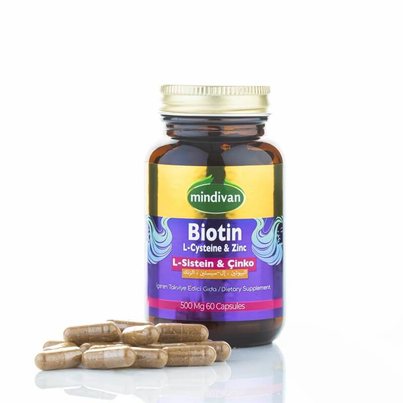 Mindivan Biotin&L-Sistein&Çinko 60 Kapsul - 2