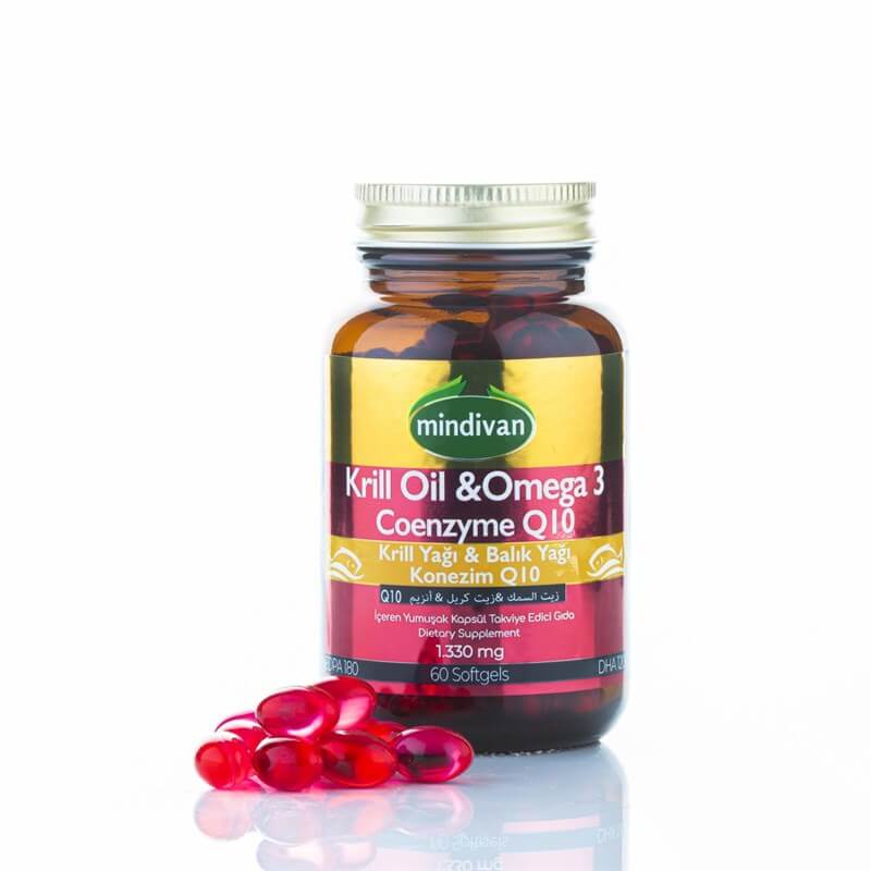 Mindivan Krill Oil+ Omega 3+ Coenzyme Q10 60 Kapsül - 2