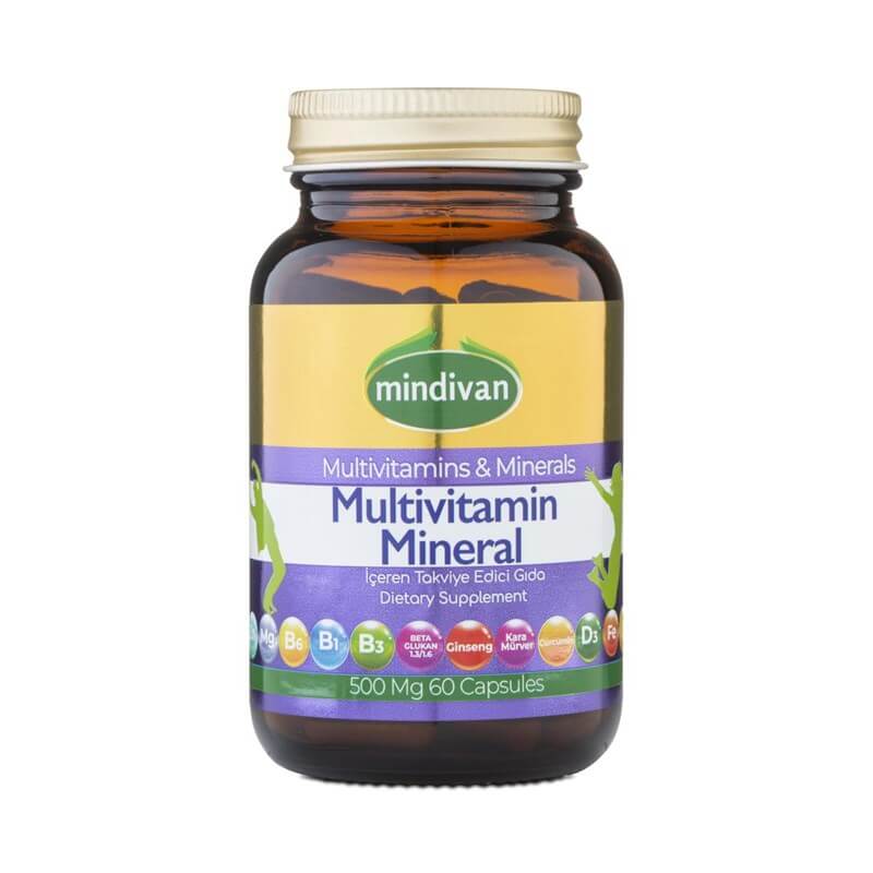Mindivan Multivitamin ve Mineral 60 Kapsül