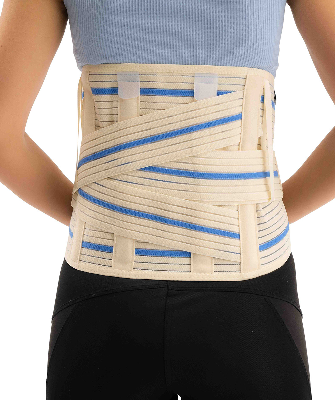 LUMBOSAKRAL ÇELİK BALENLİ KORSE 26 CM (MİSİNELİ KUMAŞ) - 2