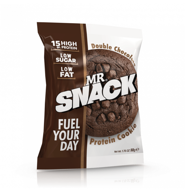 Mr. Snack Protein Cookie Double Çikolata 50 gram