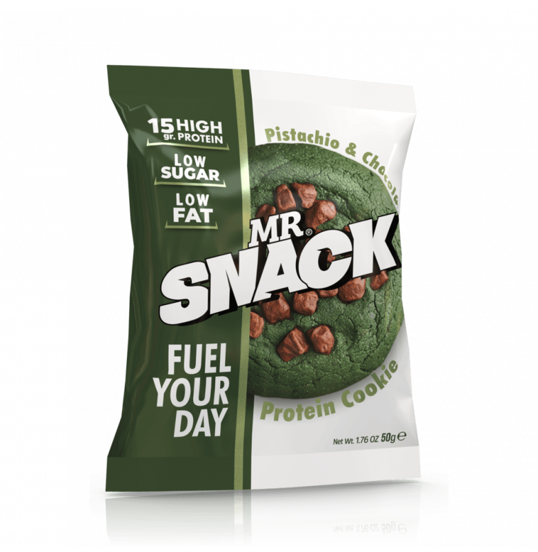 Mr. Snack Protein Cookie Pistachio & Chocolate 50 gram
