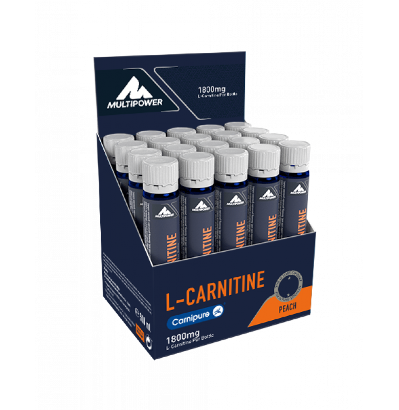 Multipower L-Carnitine 1800 Mg Şeftali 20 Shot x 25 ml.