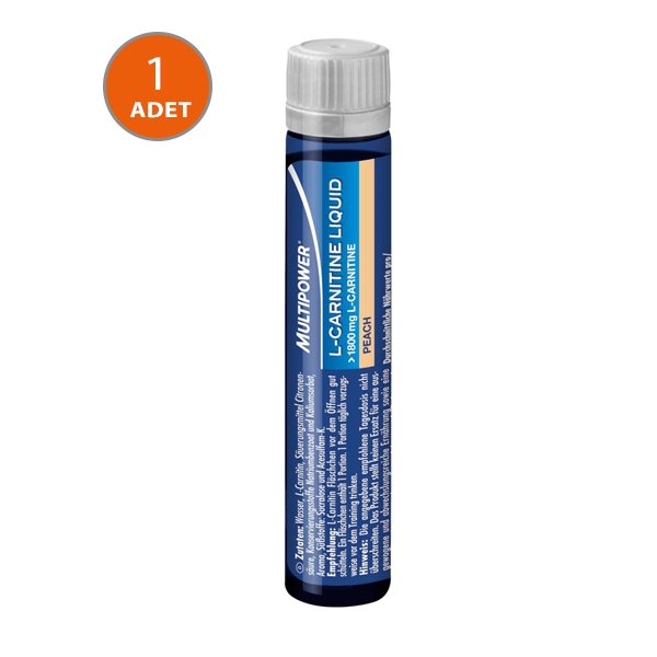 Multipower L-Carnitine Liquid Forte 1800 Mg Şeftali 1 Ampul