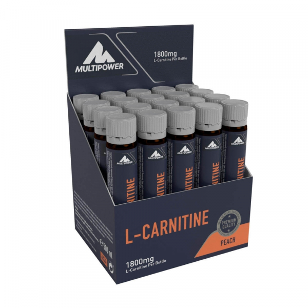 Multipower L-Carnitine Liquid Forte 1800 Mg Şeftali 20 Ampul