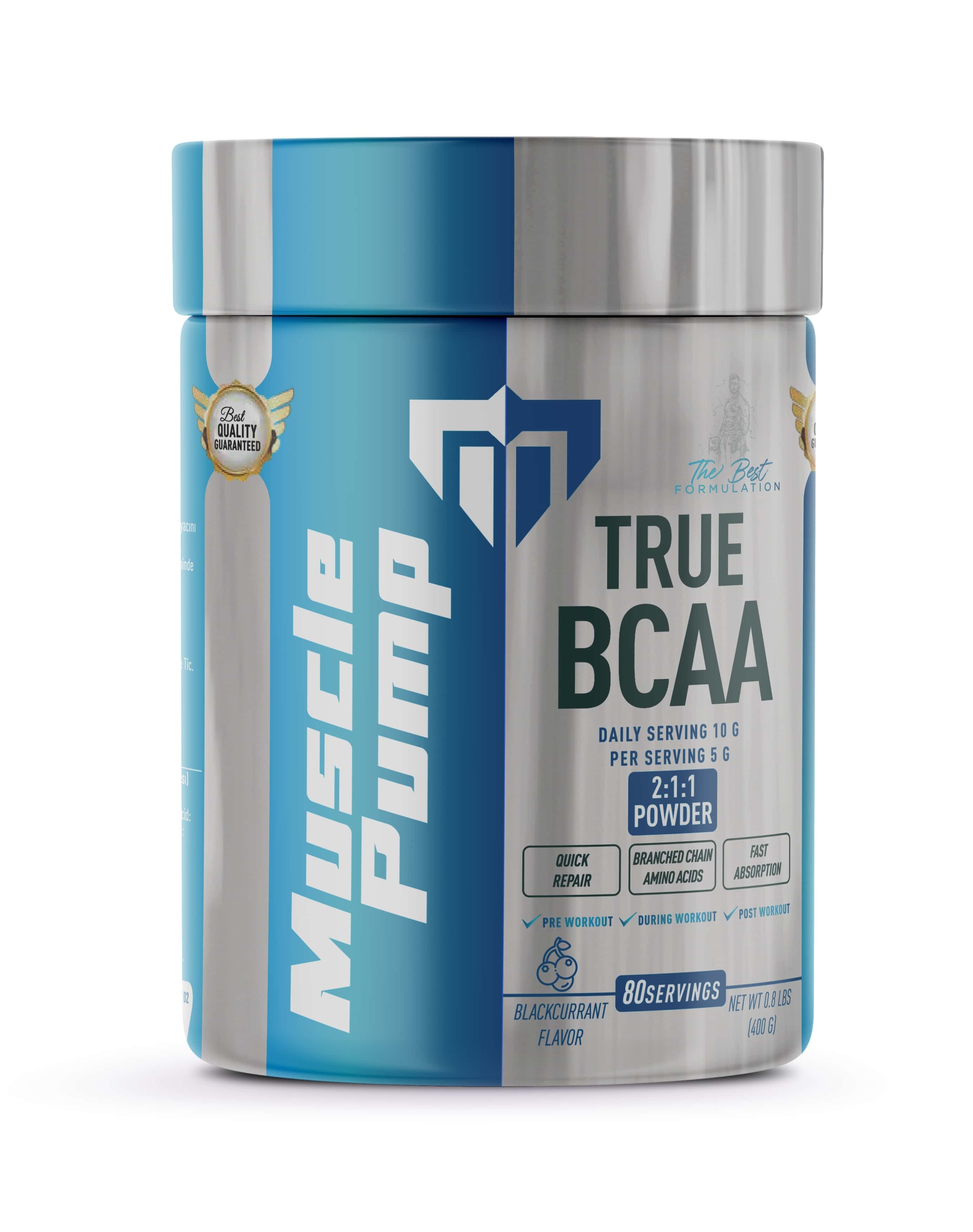 Muscle Pump 2:1:1 True Powder Bcaa Frenk Üzümü 400 Gr