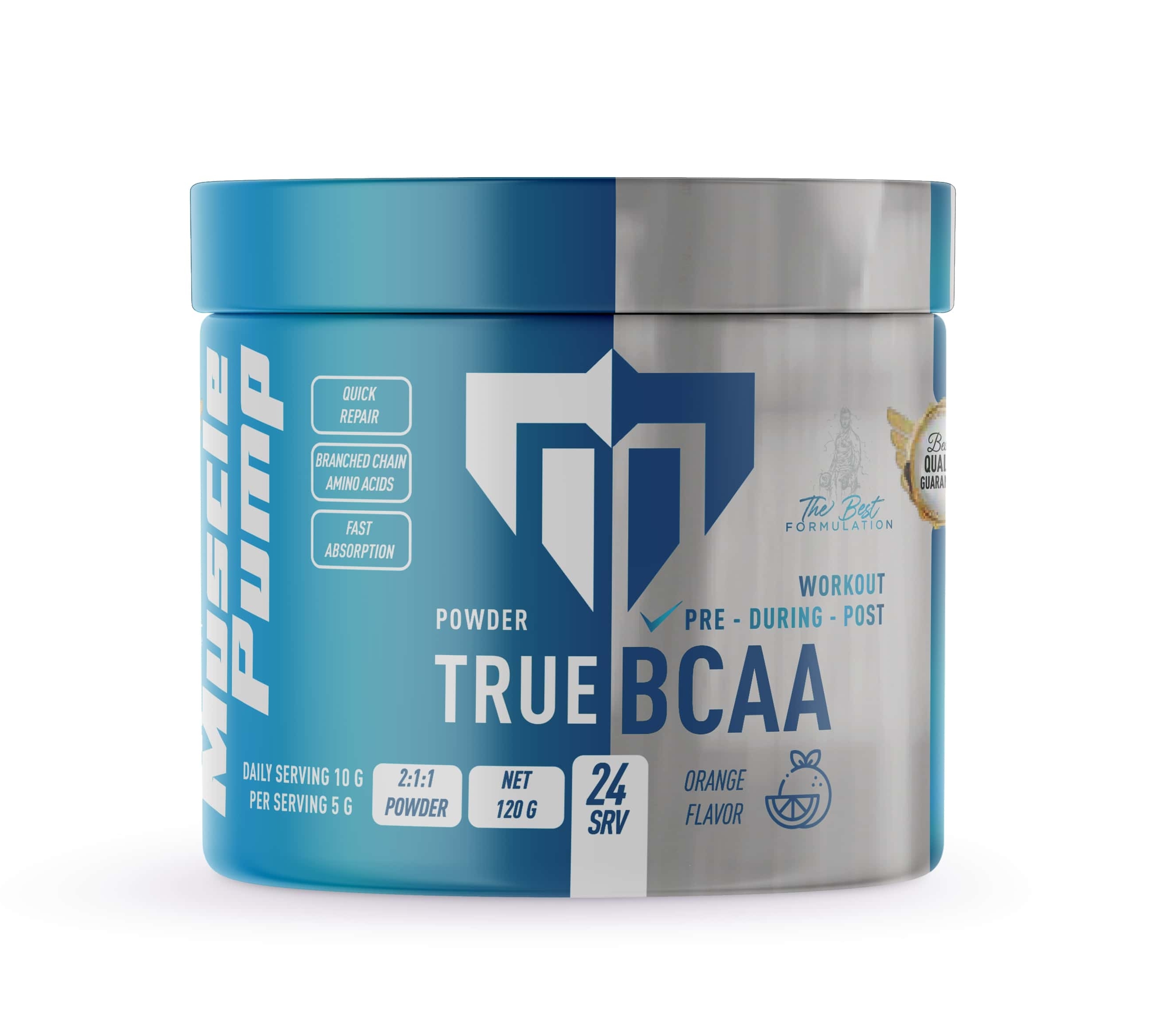 Muscle Pump 2:1:1 True Powder Bcaa Portakal 120 Gr