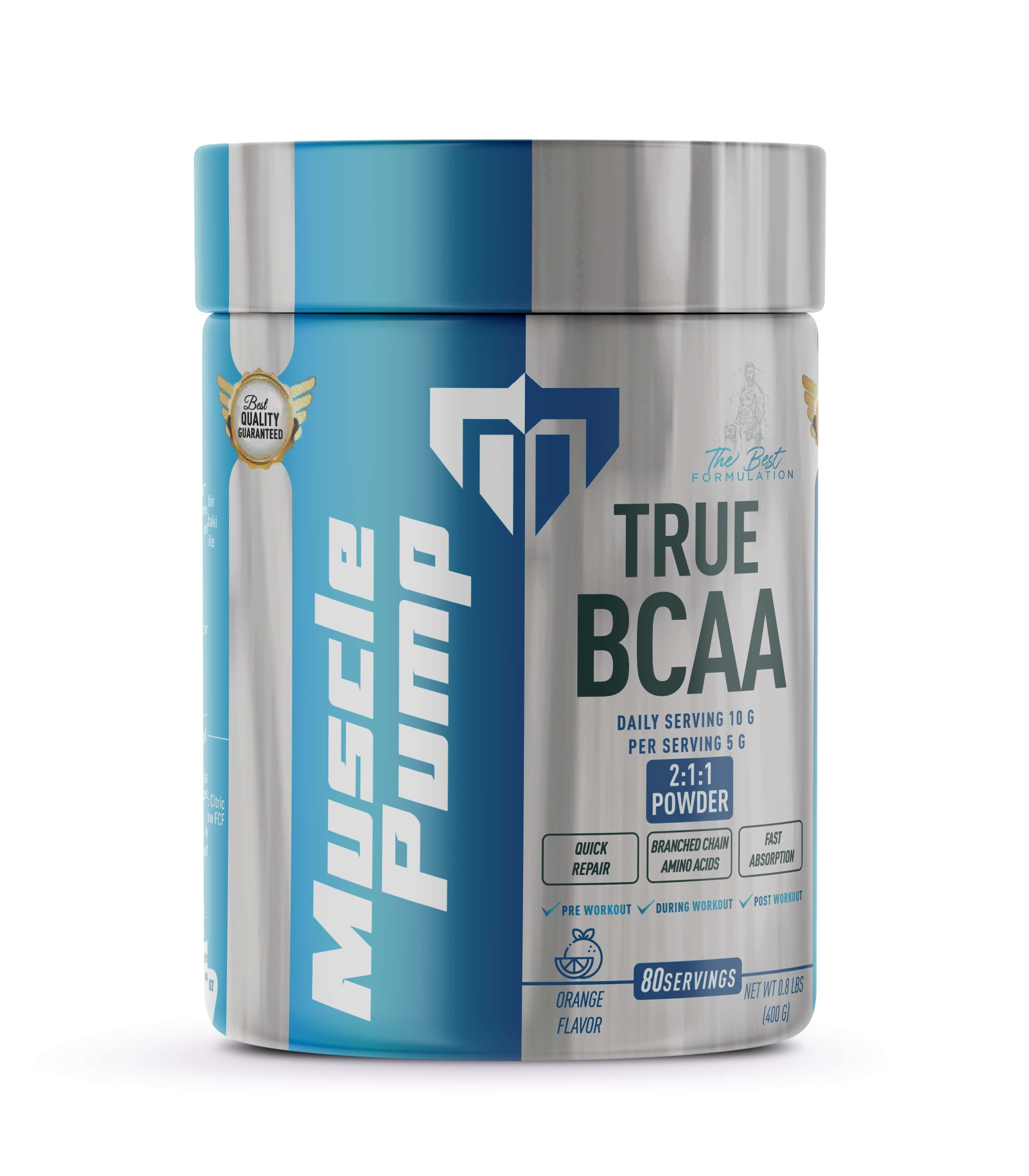 Muscle Pump 2:1:1 True Powder Bcaa Portakal 400 Gr