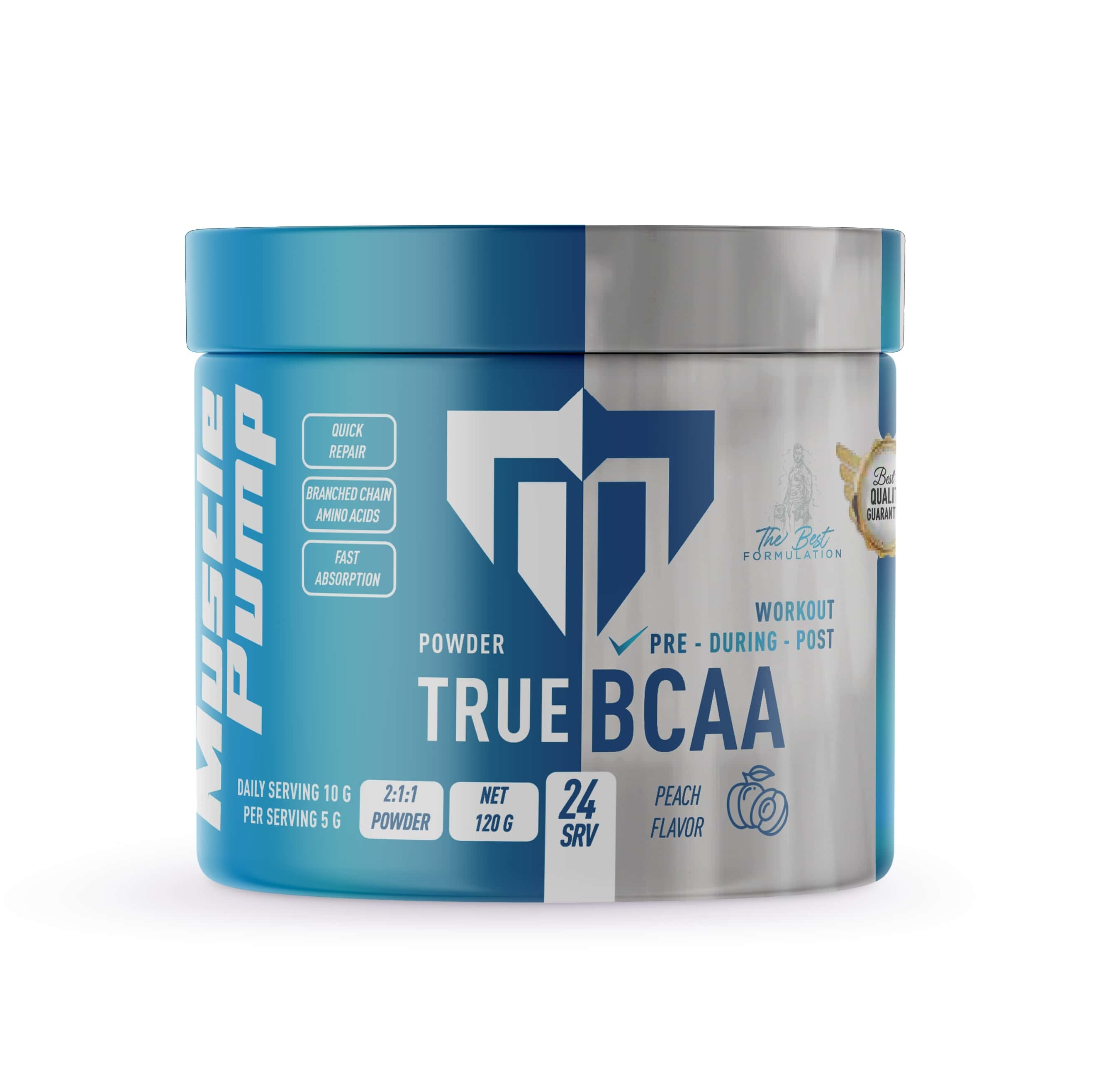 Muscle Pump 2:1:1 True Powder Bcaa Şeftali 120 Gr