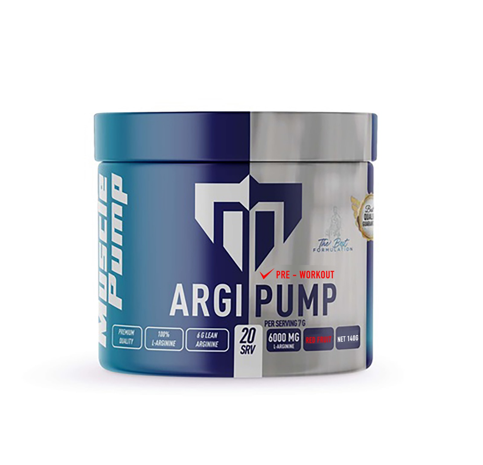 Muscle Pump Arginine Pump Powder Red Fruits 140 Gr