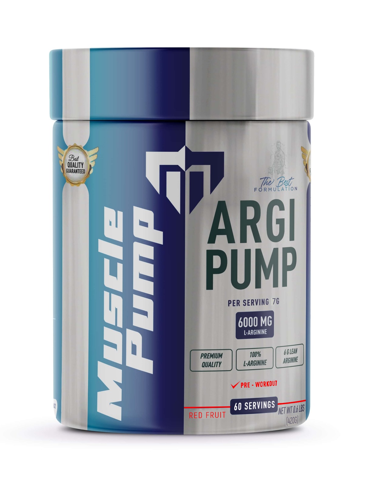 Muscle Pump Arginine Pump Powder Red Fruits 420 Gr