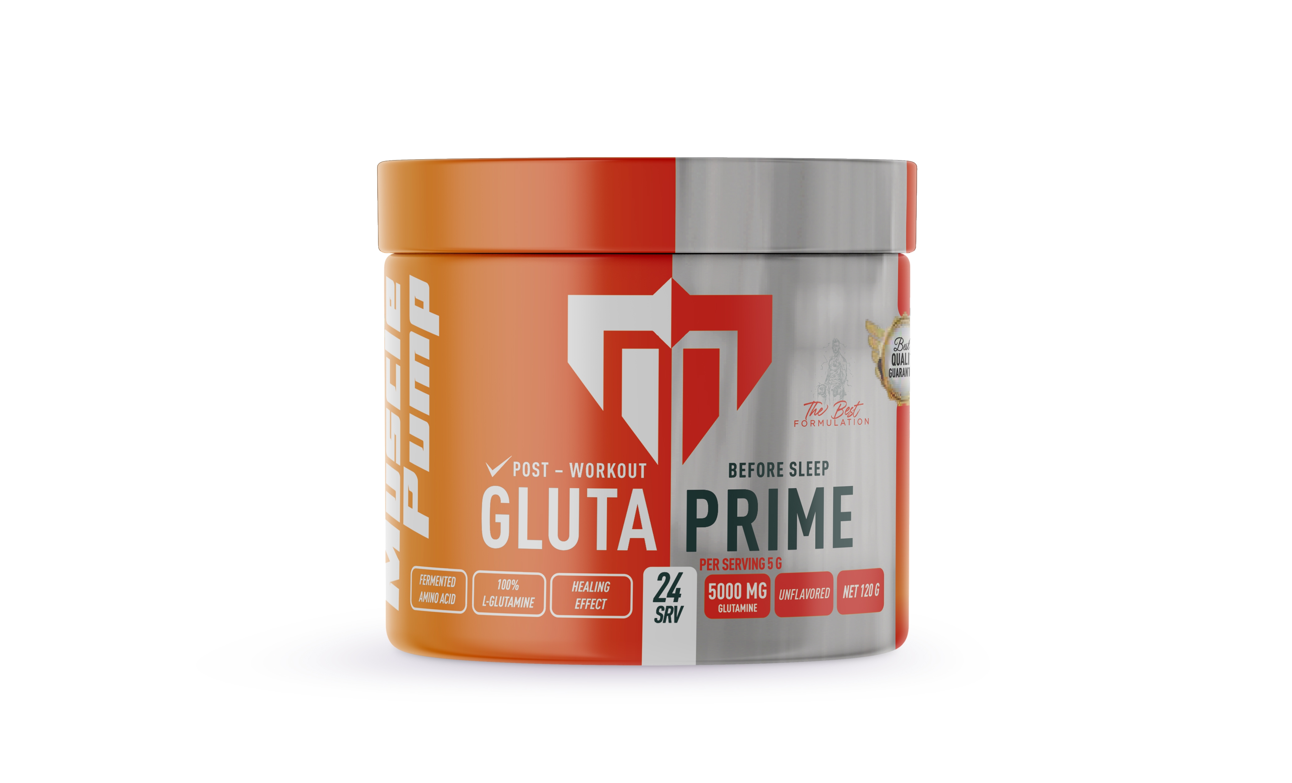 Muscle Pump Glutamine Prime Powder Aromasız 120 Gr