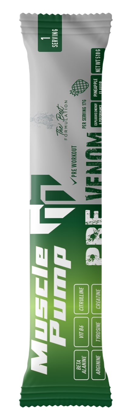 Muscle Pump Pre-Venom Powder Ananas 17 Gr