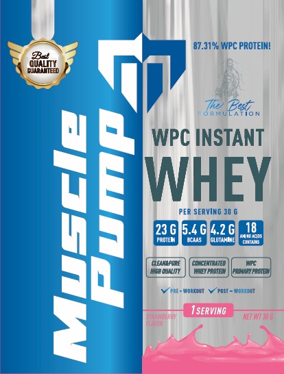 Muscle Pump Wpc Instant Whey Çilek 30 Gr
