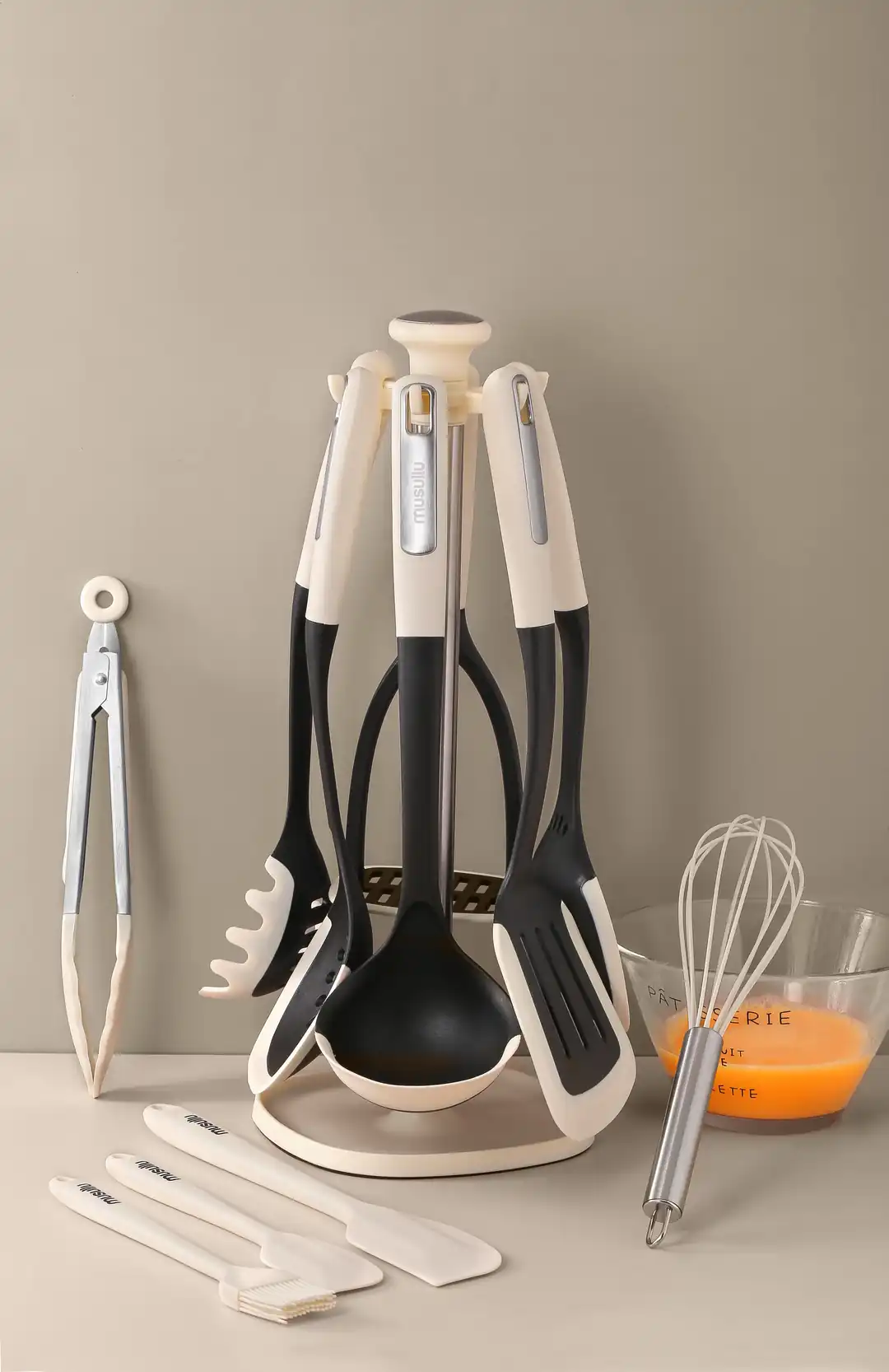 MUSULLU 12 PARÇA SİLİKON SPATULA SERVİS SETİ
